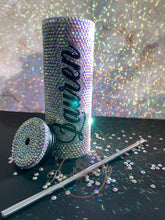 Load image into Gallery viewer, Rhinestone Tumbler-personalized